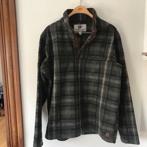 Mens John Wayne Wooly Fleece Pullover NWT